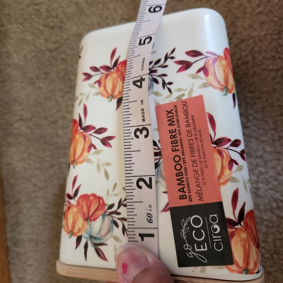 Halloween canisters set of 3 fall pumpkins bamboo - Picture 6 of 10